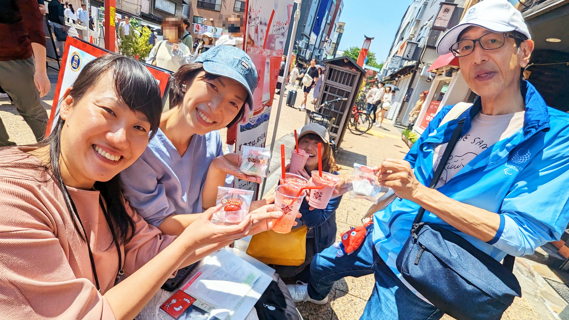 Asakusa Ichigo-za's smoothies